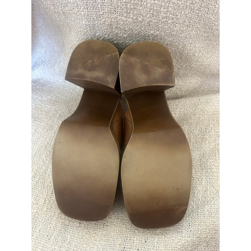 Steve Madden Tan Flirtie Block Heel Clogs Womens Size 7 - Picture 8 of 10
